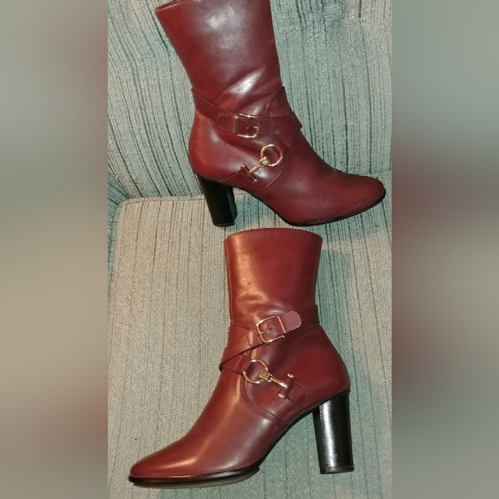 Hogl brown leather boots